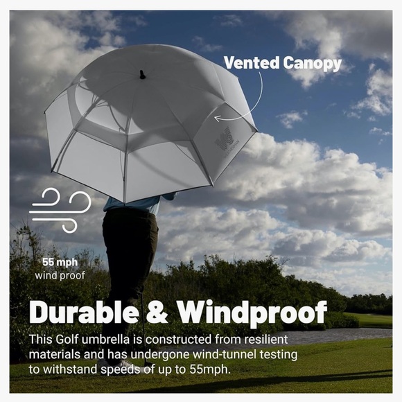 NEW 68” Weatherman Golf Windproof Umbrella - University Florida Gators College - Picture 10 of 16